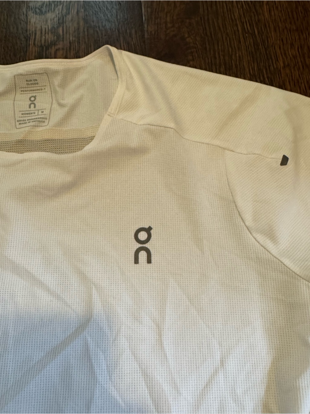 On Running Performance-T White/Silver — image 5 of 8